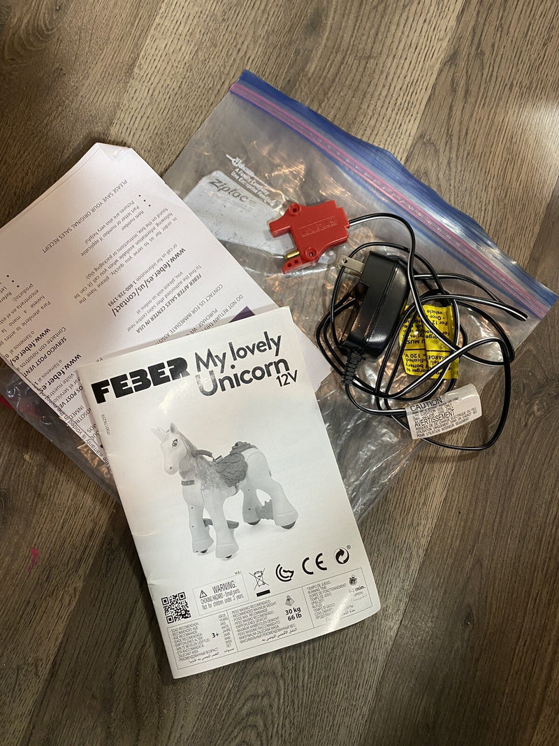 Electric 12-Volt Ride-On Unicorn Toy for Kids Magic Cars 13