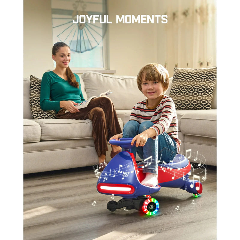 6V Classic Electric Wiggle Car with Pedal and Rechargeable Battery Magic Cars 8