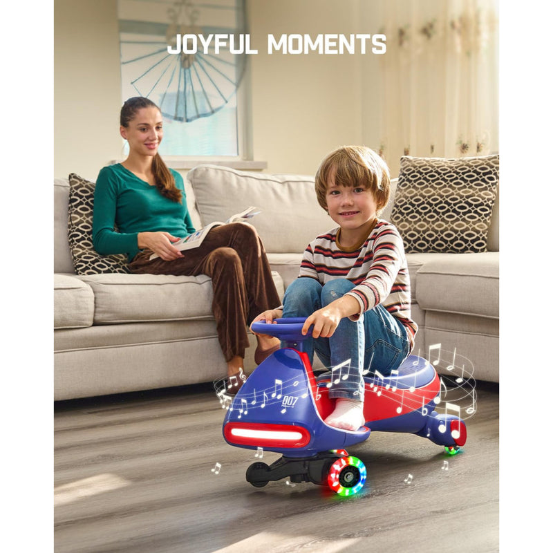 6V Classic Electric Wiggle Car with Pedal and Rechargeable Battery Magic Cars 2