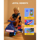 12V Electric Wiggle Ride-On Car with Pedal for Kids Magic Cars 4