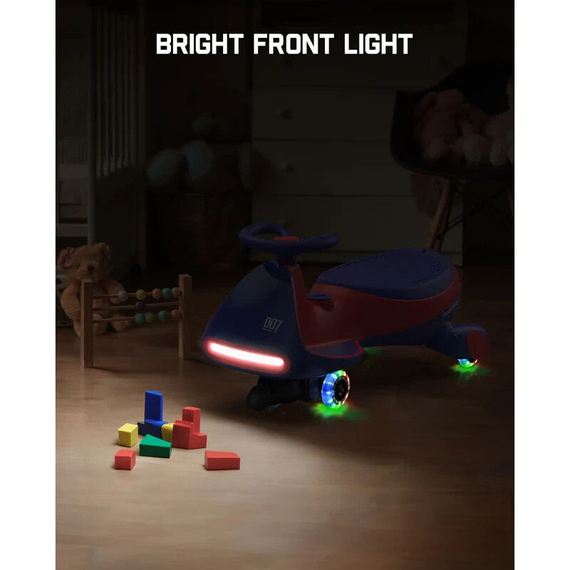 12V Electric Wiggle Ride-On Car with Pedal for Kids Magic Cars 7