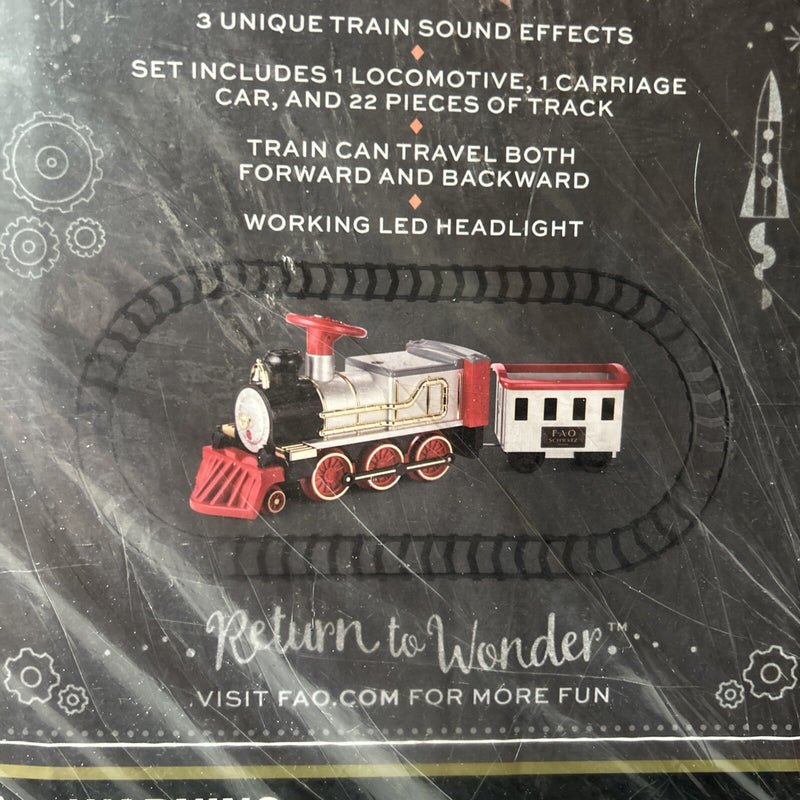 Ride-On 6V Train with LED Lights, Sound Effects, and 8ft Tracks for Ages 3+ Magic Cars 3