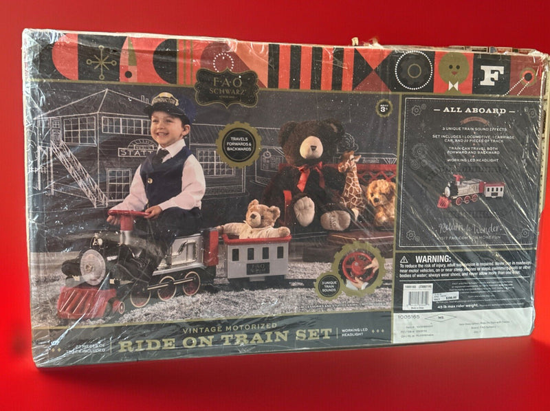 Ride-On 6V Train with LED Lights, Sound Effects, and 8ft Tracks for Ages 3+ Magic Cars Variant 0