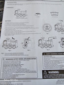 Motorized Schwarz Ride-On Train with LED Lights and 15+ Feet Track Magic Cars 11