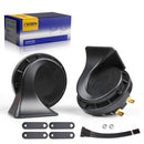FARBIN 12V Compact Motorcycle Horn - Dual Tone Loud High and Low Sound Magic Cars Variant 0