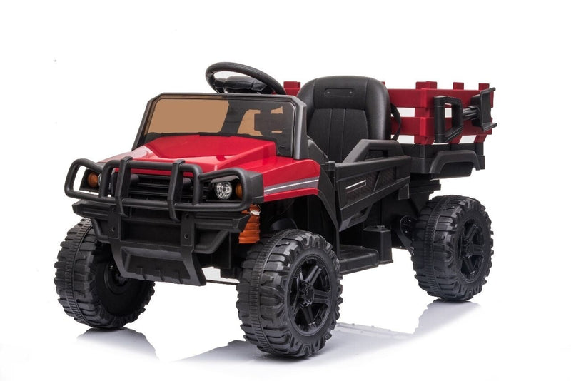 12V Battery-Powered Electric Farm Truck Ride-On Vehicle with Trailer, Available in 3 Colors Magic Cars 3