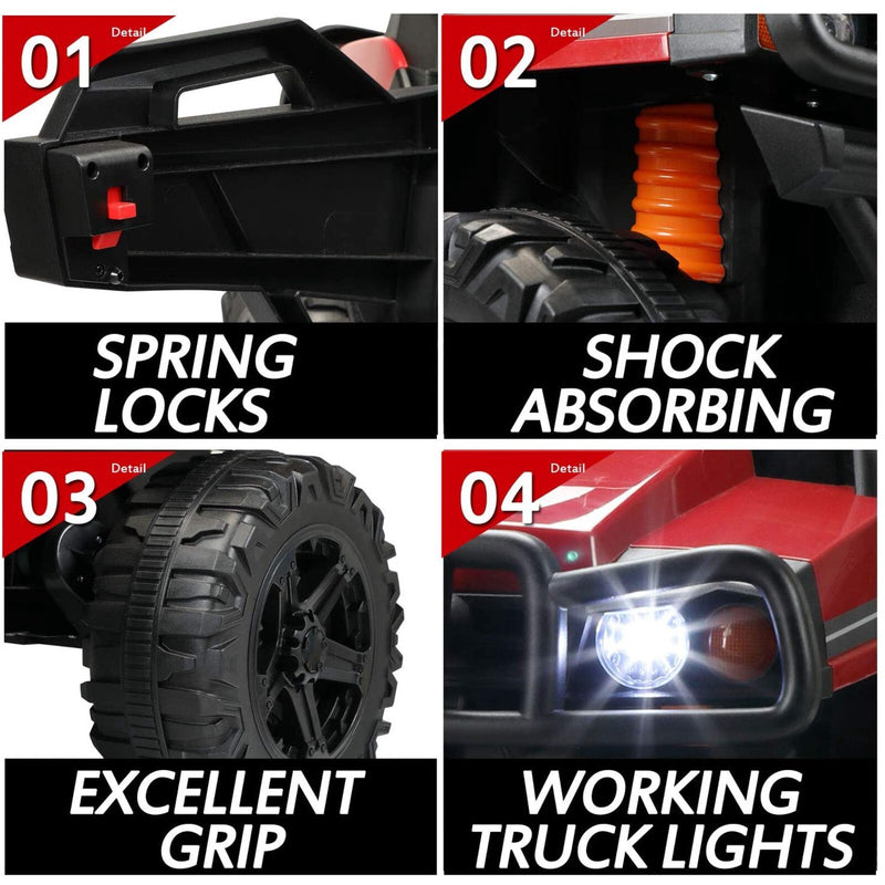 12V Battery-Powered Electric Farm Truck Ride-On Vehicle with Trailer, Available in 3 Colors Magic Cars 7