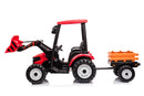 24V Children's Ride on Excavator Tractor with Trailer - Battery-Powered Electric Vehicle Plaything