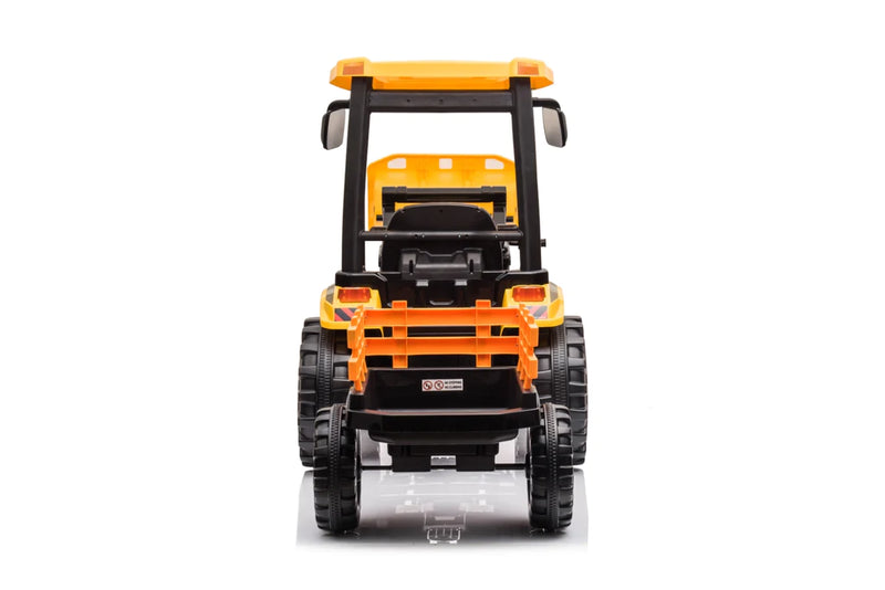 24V Children's Ride on Excavator Tractor with Trailer - Battery-Powered Electric Vehicle Plaything