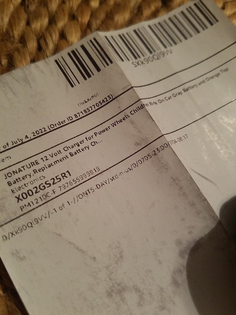 12V Fast Battery Charger for Kids Power Wheels Ride-On Car Trax Magic Cars 3