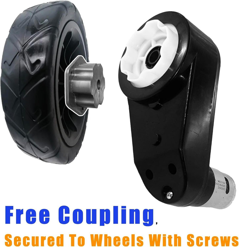 24V RS555 Motors and Gearboxes for Enhanced Power Wheel Performance Magic Cars 4