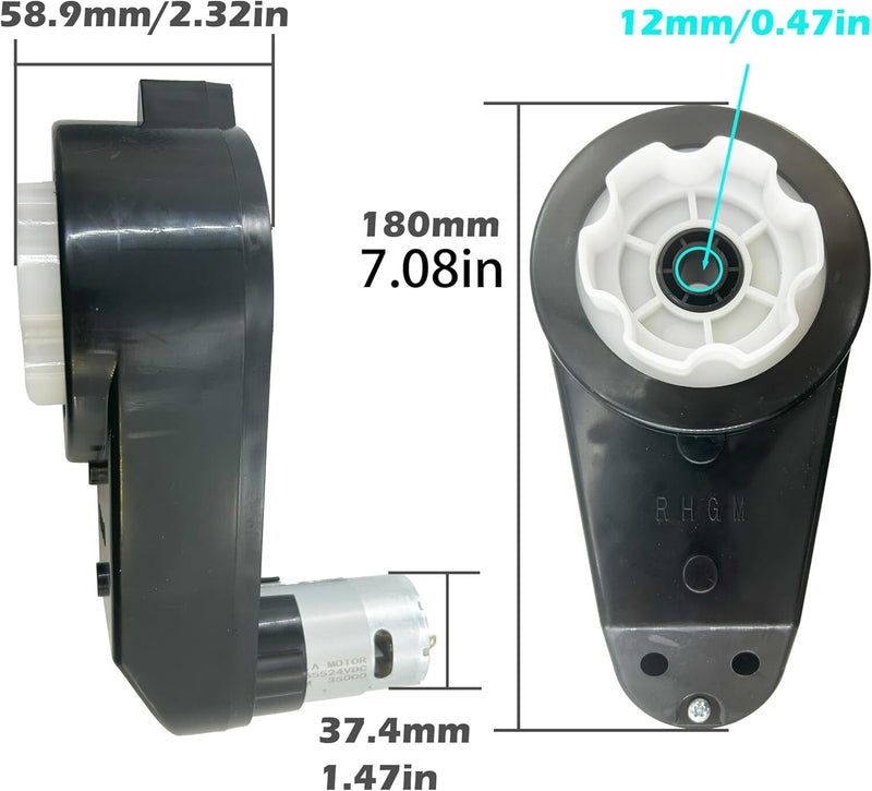 24V RS555 Motors and Gearboxes for Enhanced Power Wheel Performance Magic Cars 5