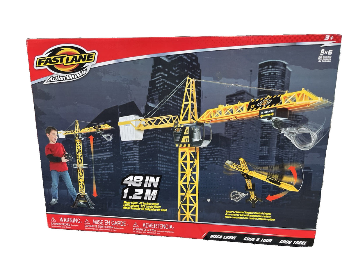 Fast Lane Action Wheels 48-Inch Tall Toy with 350-Degree Motion
