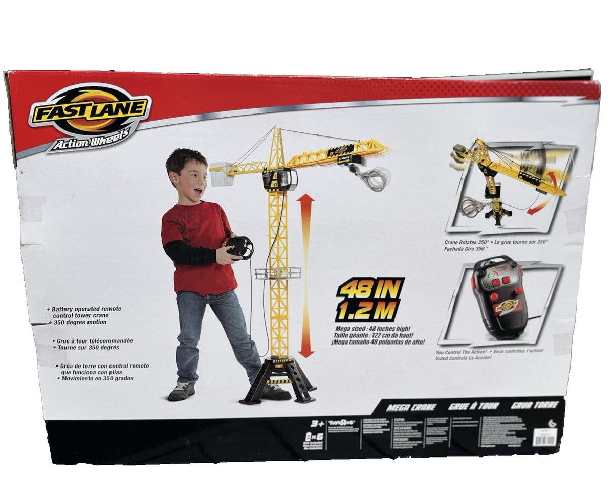Fast Lane Action Wheels 48-Inch Tall Toy with 350-Degree Motion