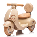12V Electric Motorcycle for Kids with Parental Control, 3-Wheel Toddler Scooter