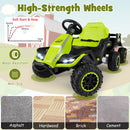 24V Electric Ride-On Car for Kids with Parental Control, Music, Horn, and Lights