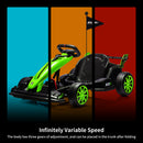 24V Electric Drift Go Kart for Children, Outdoor Racing Kart