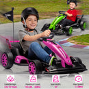 24V Electric Drift Go Kart for Kids Ages 6-12, Dual Motors - 8.5MPH, 135lbs Capacity