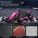 24V Electric Drift Go Kart for Kids Ages 6-12, Dual Motors - 8.5MPH, 135lbs Capacity
