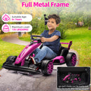 24V Electric Drift Go Kart for Kids Ages 6-12, Dual Motors - 8.5MPH, 135lbs Capacity