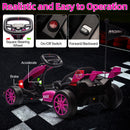24V Electric Drift Go Kart for Kids Ages 6-12, Dual Motors - 8.5MPH, 135lbs Capacity