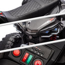 24V Electric 2-Passenger Kids ATV with Remote Control and Knee Pads