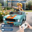 12V Remote Control Shelby Ride-On Car for Kids with Adjustable Speed