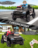 12V Electric Ride-On RAM Pickup Truck for Kids with Remote Control and 3 Speed Settings
