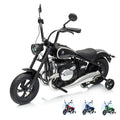 BMW Licensed 24V Electric Motorcycle for Kids with 2-Wheel Training Wheels, Speed Range 4-16km/h, Maximum Weight 143lbs