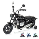 BMW Licensed 24V Electric Motorcycle for Kids with 2-Wheel Training Wheels, Speed Range 4-16km/h, Maximum Weight 143lbs