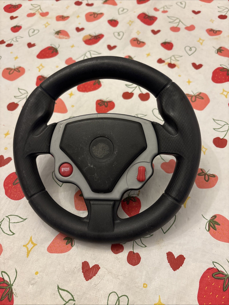 Replacement Steering Wheel with Switch for Kids Ride-On Ferrari F430 Car Magic Cars 0