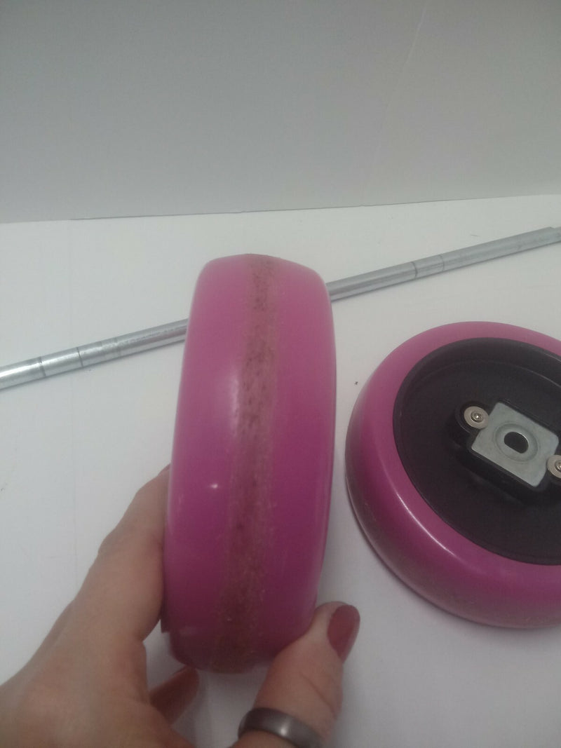 Replacement Rear Wheels with Bar for Electric Unicorn Ride-On Toy Magic Cars 4