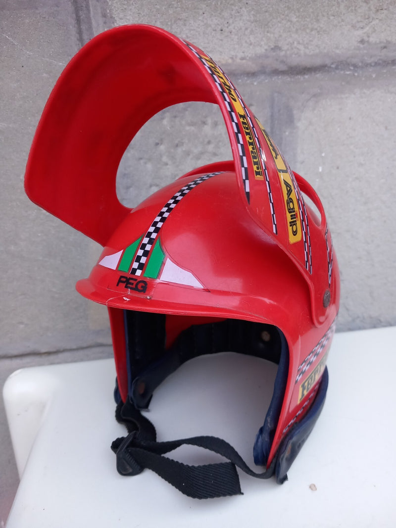 Children's Racing Helmet with Vintage 1975 Design and Protective Features Magic Cars 2