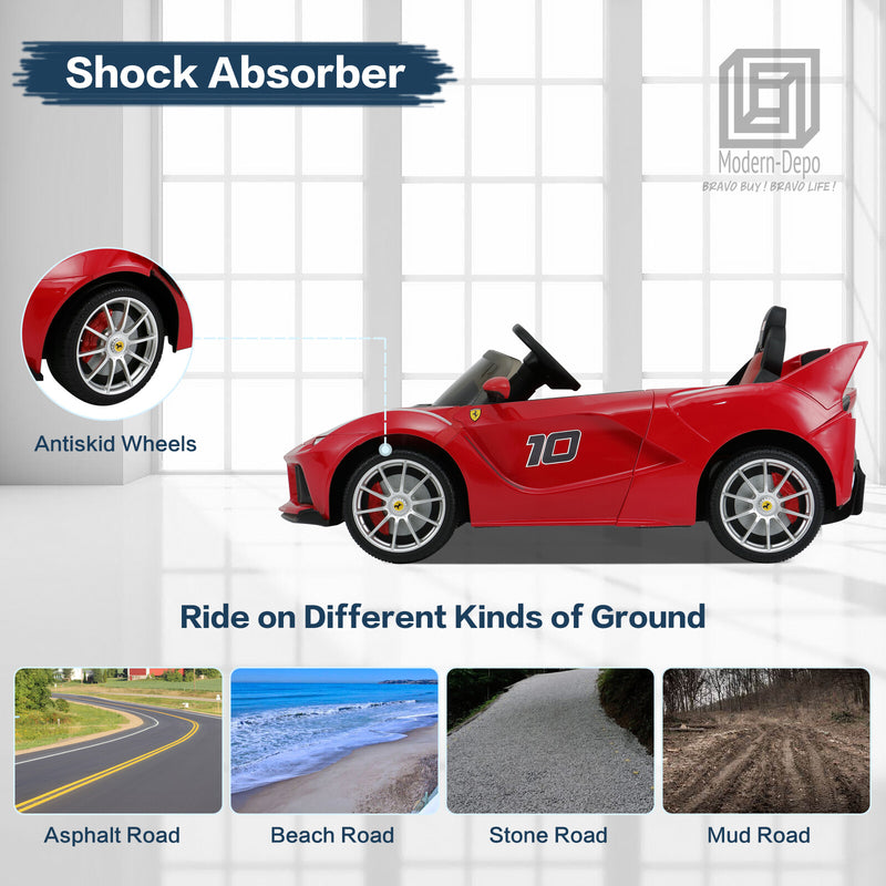 12V Ride-On Sports Car Toy with Remote Control for Kids and Toddlers Magic Cars 3