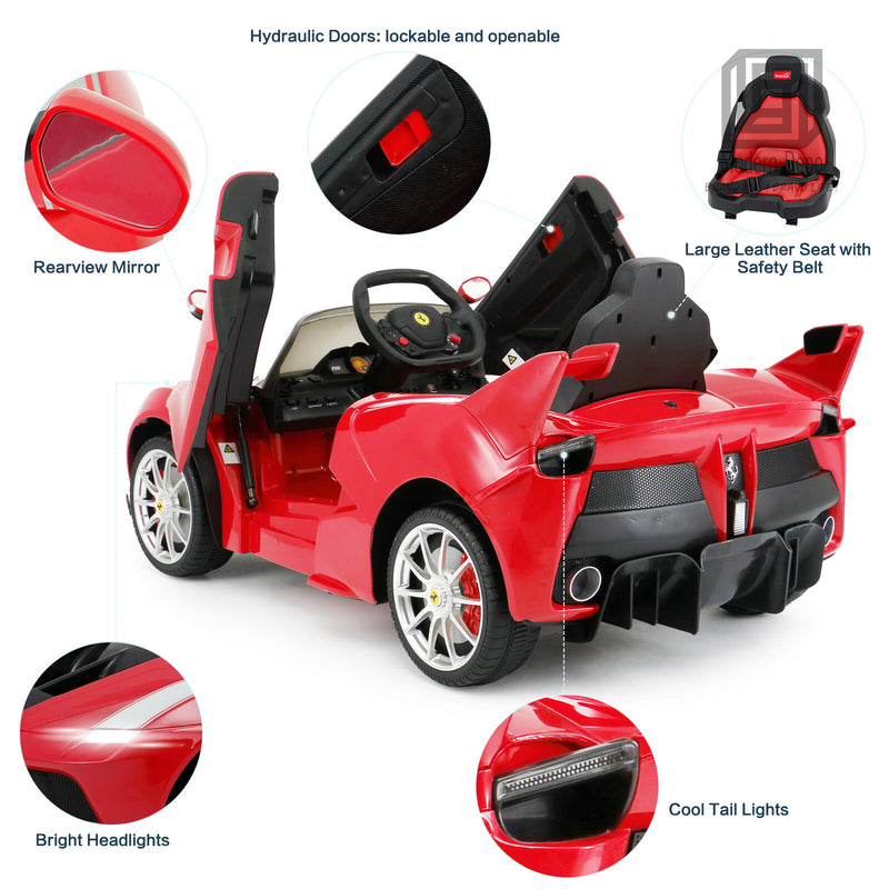 12V Ride-On Sports Car Toy with Remote Control for Kids and Toddlers Magic Cars 6