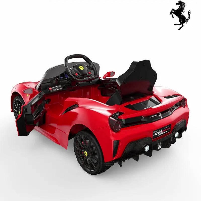 Kids Ferrari 488 Ride On Car For Children W Magic Cars Wireless Paren