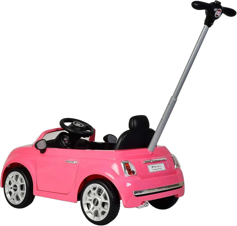 Large Pink Push Car Fiat 500 Toy Magic Cars 4