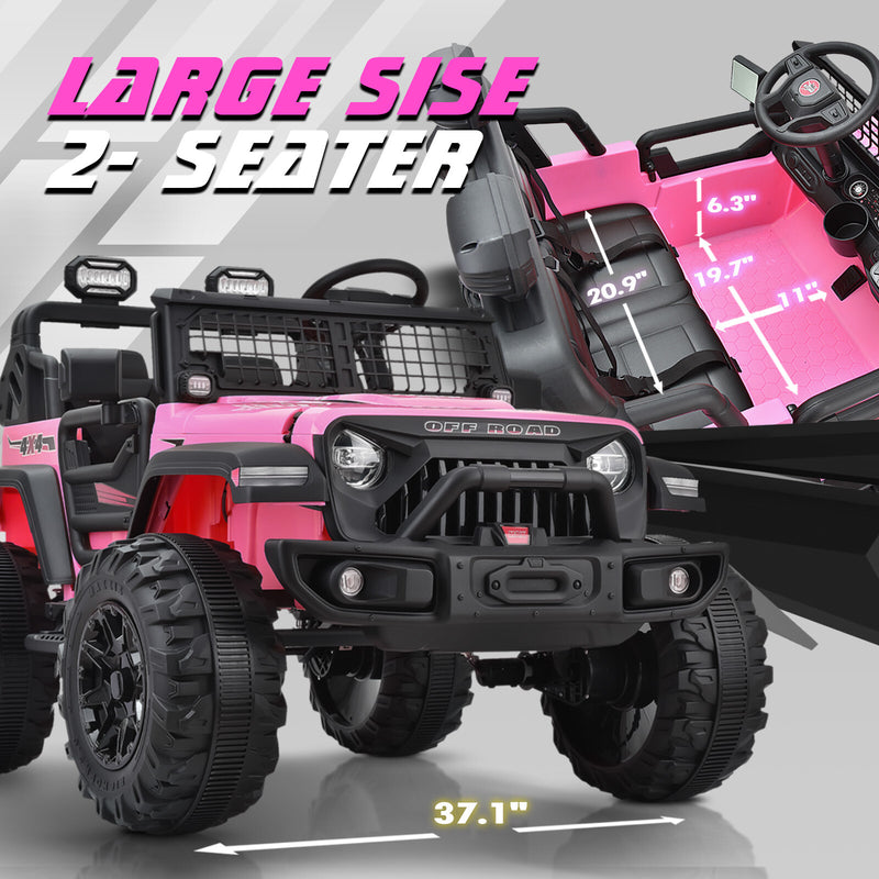 24V Electric 4x4 Ride-On Truck for Kids XXL 2-Seater with Powerful 4WD Magic Cars 3