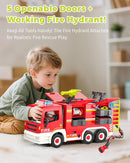 Interactive Fire Truck and Firefighter Toy with Realistic Lights and Sounds Magic Cars 5