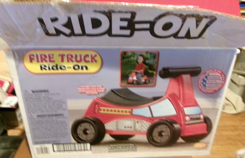 Ride-On Fire Truck Toy for Kids in New Packaging Magic Cars 0