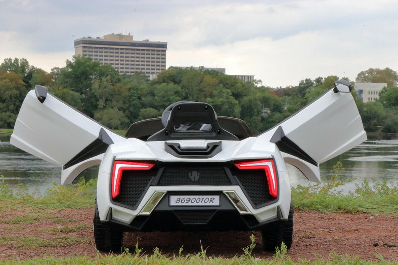 First Drive Lykan Hypersport 12V Electric Kids Car with Dual Motor and Music Magic Cars 3