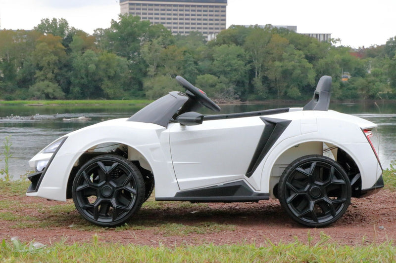 First Drive Lykan Hypersport 12V Electric Kids Car with Dual Motor and Music Magic Cars 7