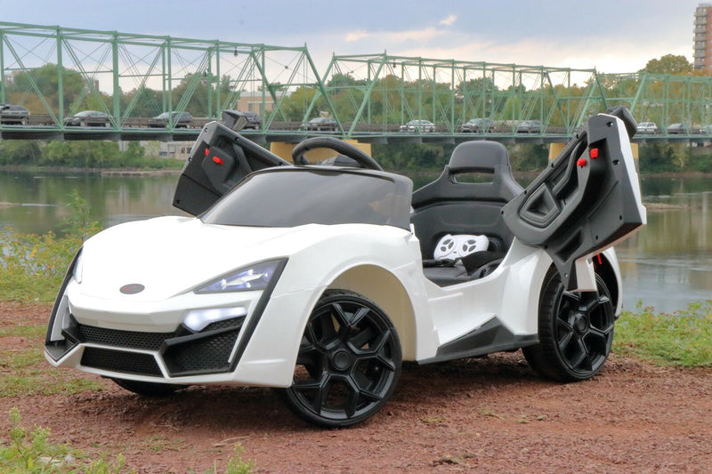 First Drive Lykan Hypersport 12V Electric Kids Car with Dual Motor and Music Magic Cars Variant 0