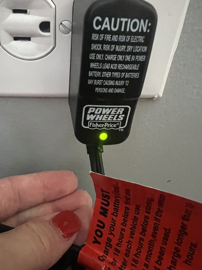 Power Wheels 6V 400mA Battery and Charger Set Model 00801-1483 Magic Cars Variant 0