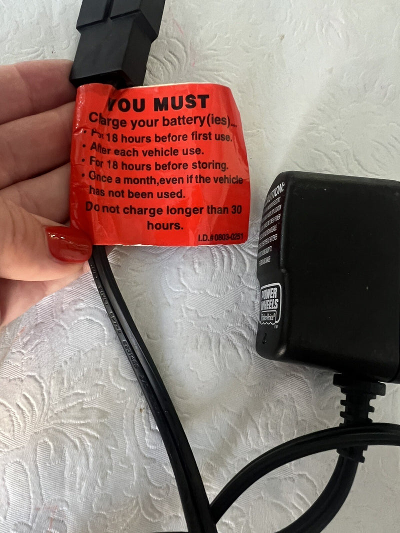 Power Wheels 6V 400mA Battery and Charger Set Model 00801-2042 Magic Cars 2