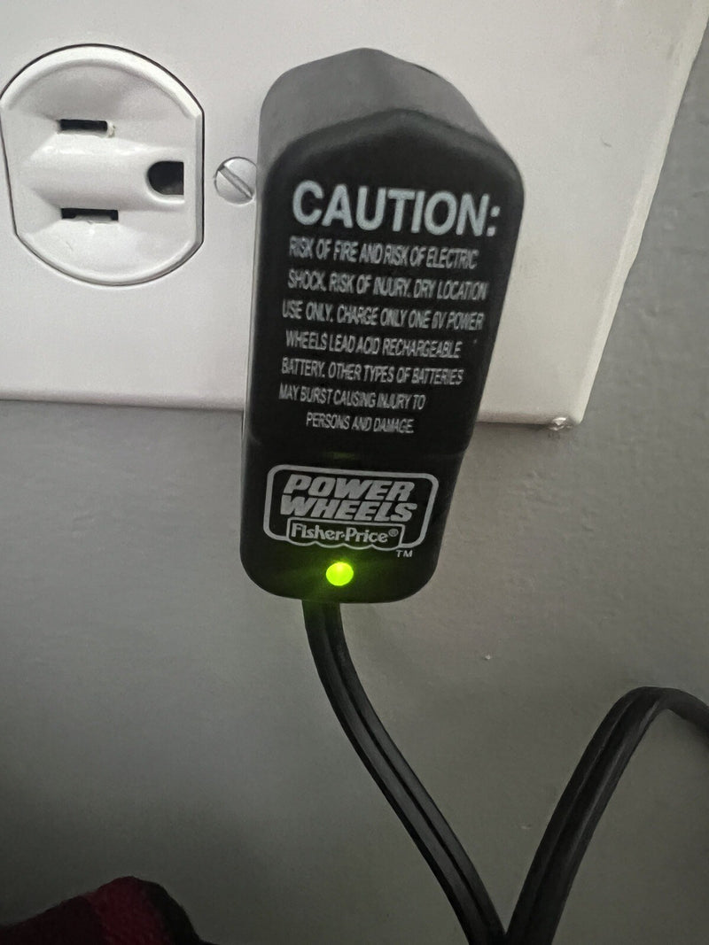 Power Wheels 6V 400mA Battery and Charger Set Model 00801-2042 Magic Cars 3