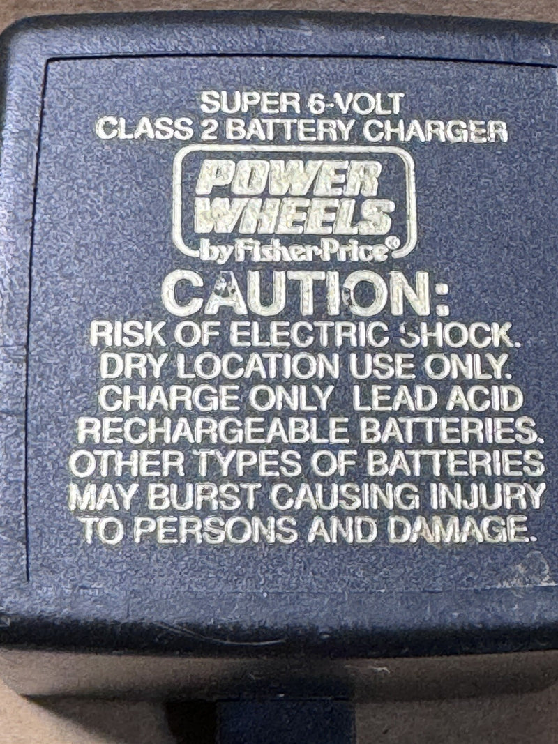 Fisher Price Power Wheels BC-120 6V 7.2W Battery Charger Magic Cars 5