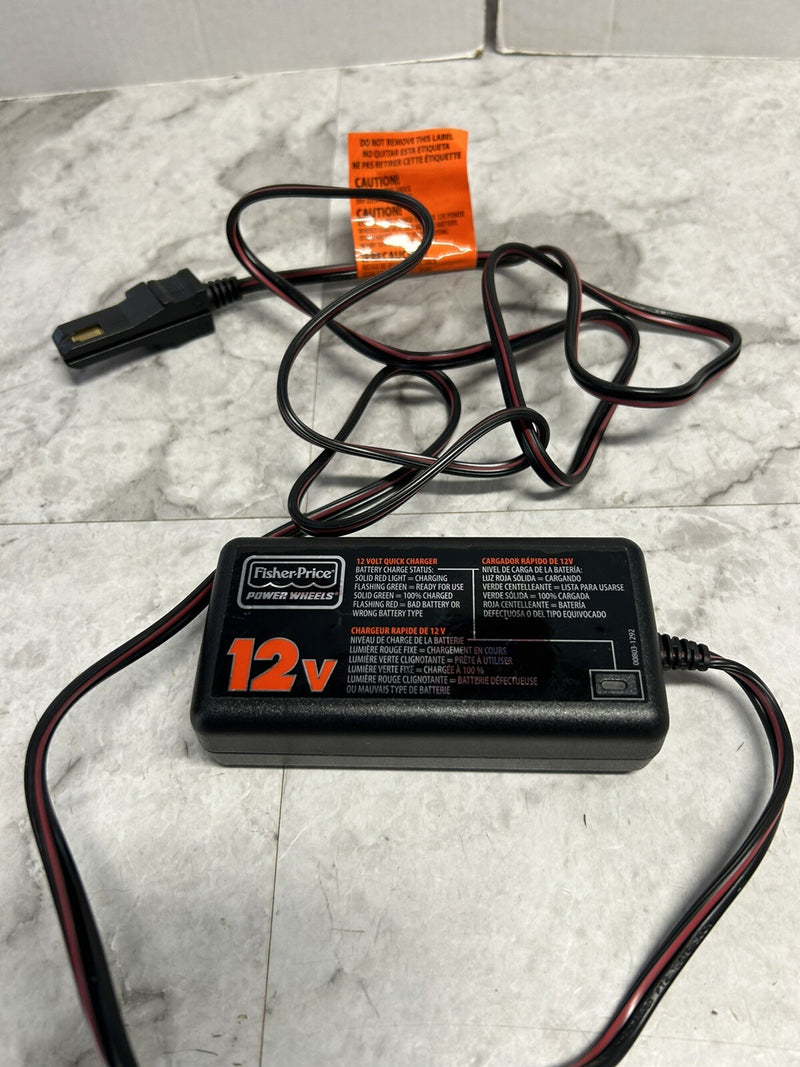 12 Volt Power Adapter Charger with Cord and Tested Wheels for Fisher Price 00801-1782 Magic Cars Variant 0
