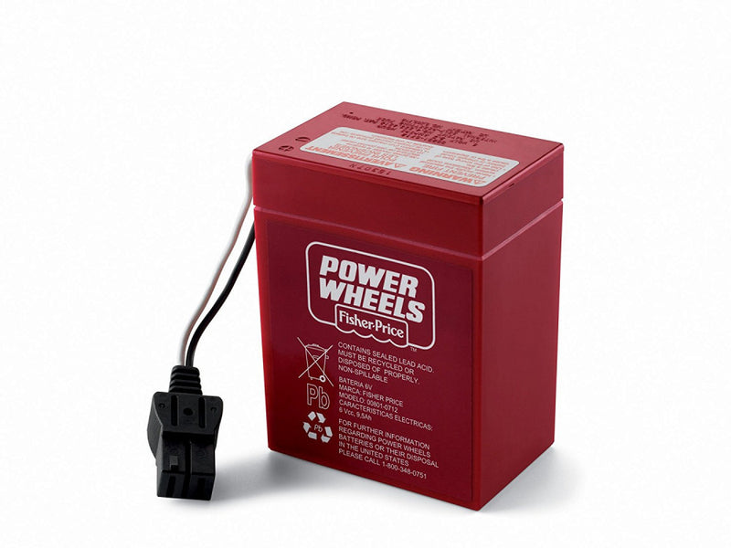 6 Volt Red Power Wheels with SLA 6V9.5A Battery Magic Cars 0