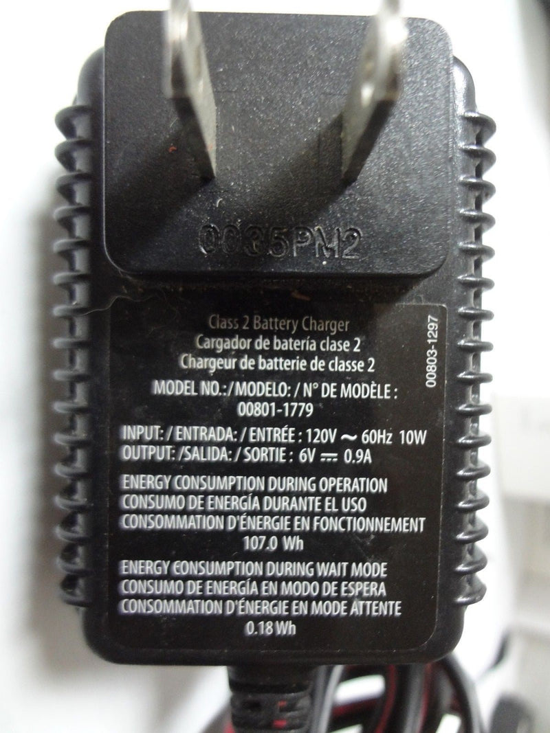 6V 900mA Power Wheels AC Adapter Charger Model 0080-1779 Magic Cars 4